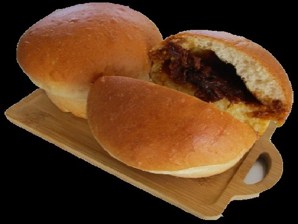 ปังไส้ไก่หยองพริกเผา