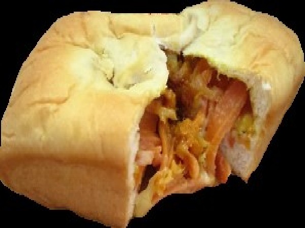 ปังโอโห ไส้กรอกไก่-ไก่หยอง