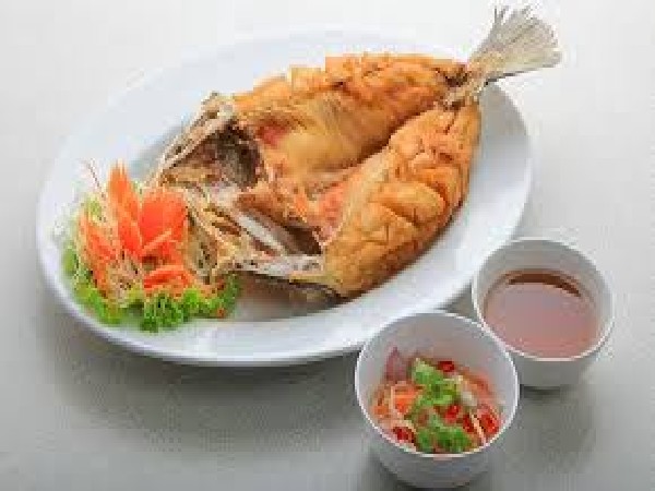 ปลากะพงทอดน้ำปลา(รับ 14เมย.69)