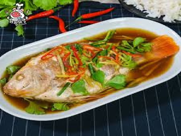 ปลาทับทิมนึ่งสูตรจีน(รับ 15เมย.69)